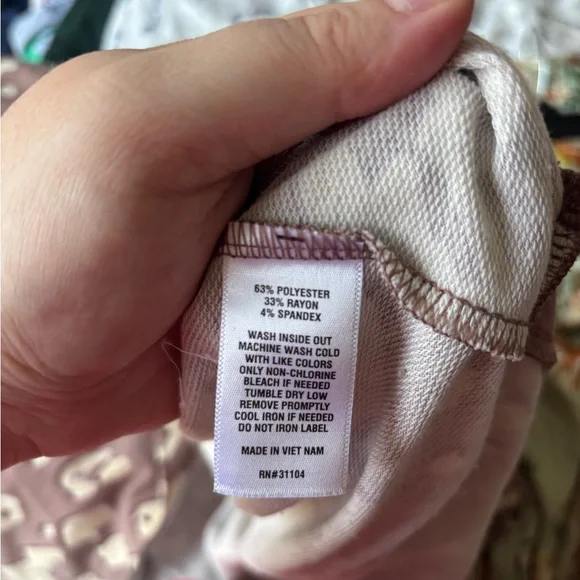 Wonderly Mauve and Cream Leopard Print Long Sleeve Top - Picture 5 of 5